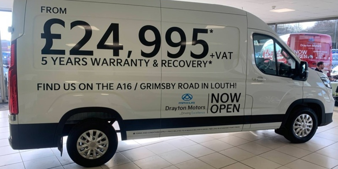 Maxus Vans in Louth, Lincolnshire