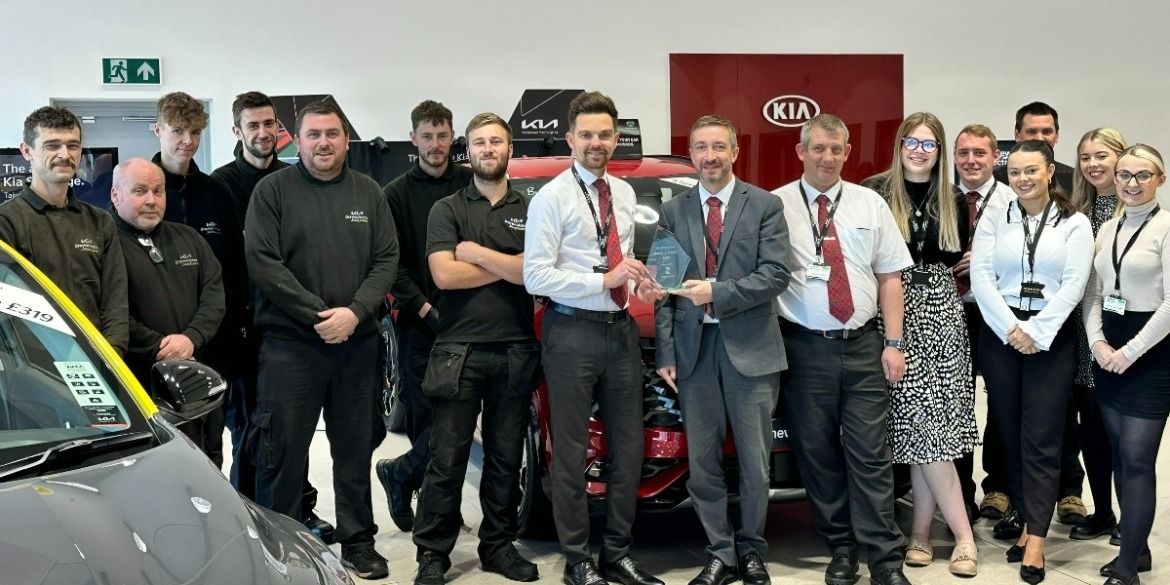 Drayton Motors Kia Louth recognised as one of the Top 50 Retailers across the entire motor trade in the UK